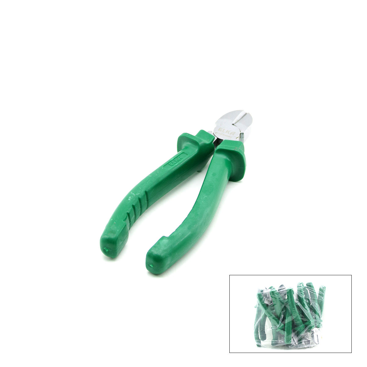 Yan Keski 160 mm Saplı Yeşil