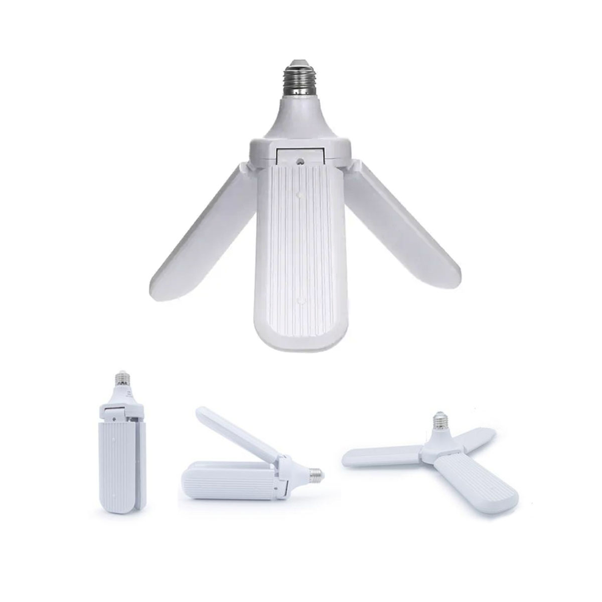 Pervane Model 3 Kollu Beyaz LED Ampul E27 24W