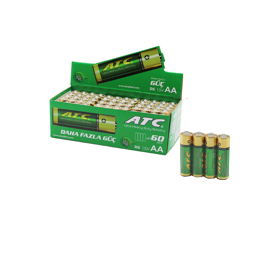 AA Kalem Pil 1.5V Alkalin ( 60 Adet )