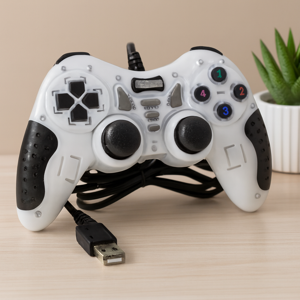 Analog USB Oyun Kolu Double Shock (Titreşimli)