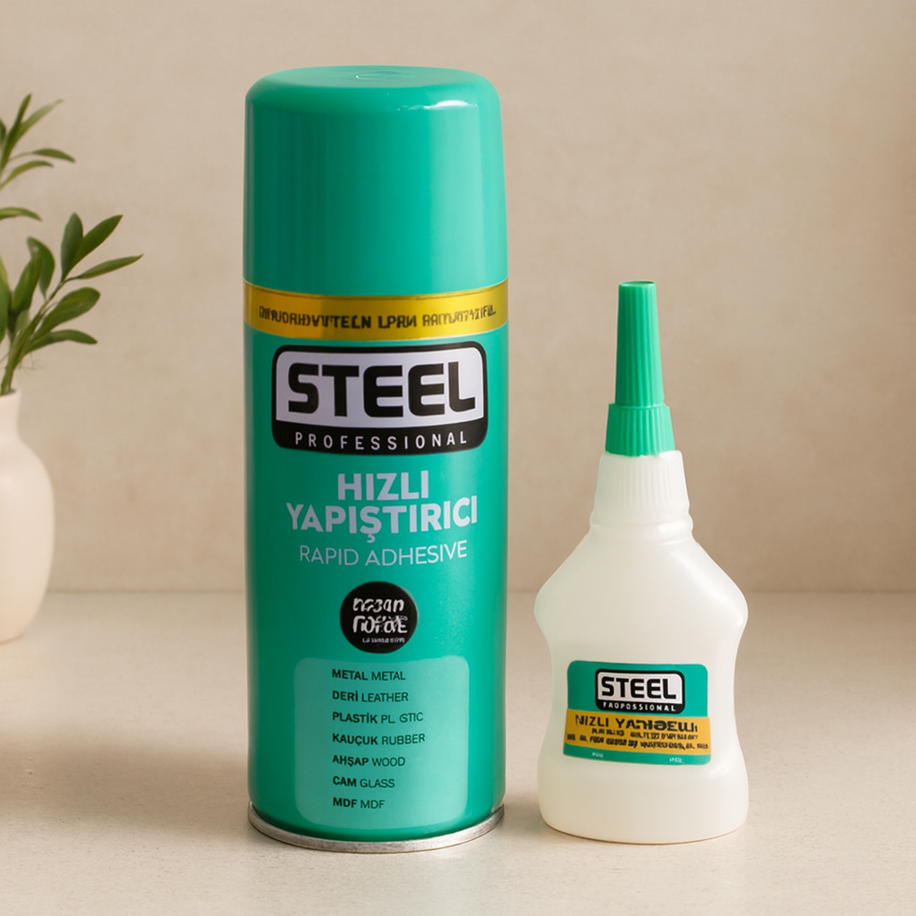 Hızlı Yapıştırıcı 400 ml + 70 g Çok Yüzeyli (MDF, Ahşap, Metal)