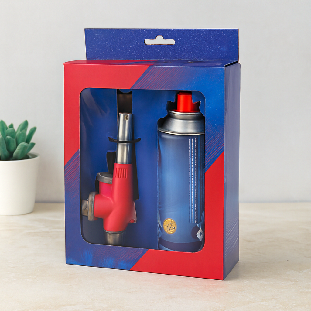 2'li Pürmüz Seti (Pürmüz + Torch Başlık + 227g Kamp Gazı)