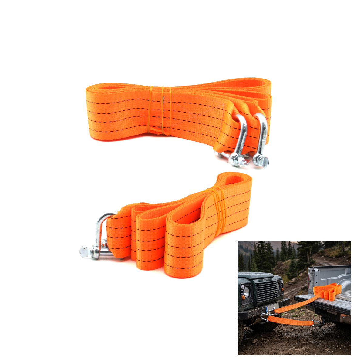 Oto Çekme Halatı Bez Kemer 3.5 Ton 3.25 m