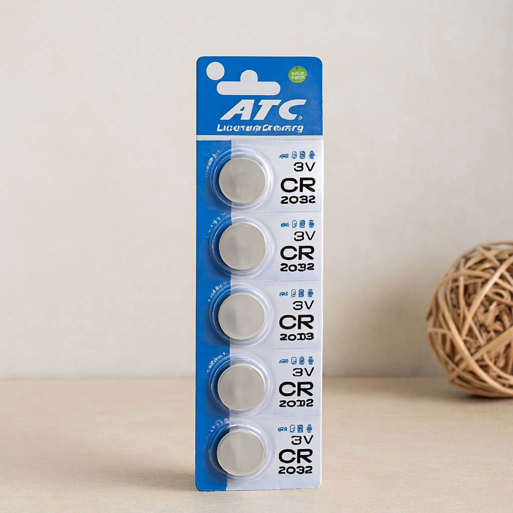 CR2032 Lityum Düğme Pil 3V ( 5 ADET )