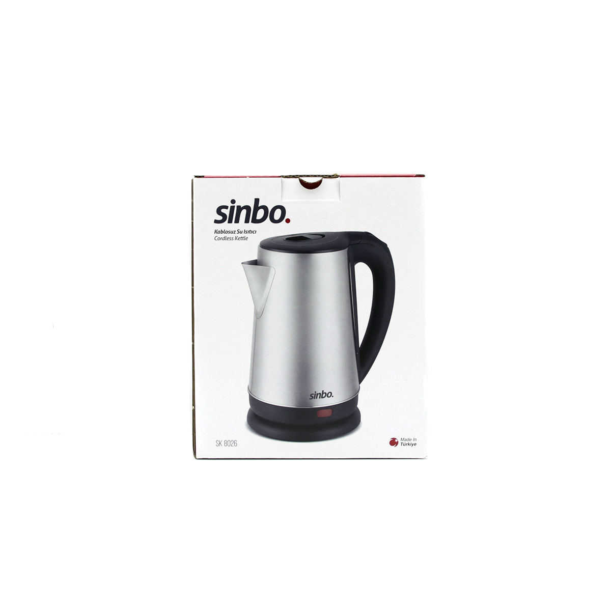 Çelik Kablosuz Su Isıtıcı Kettle 1.8L (360° Döner, Otomatik Kapanma)