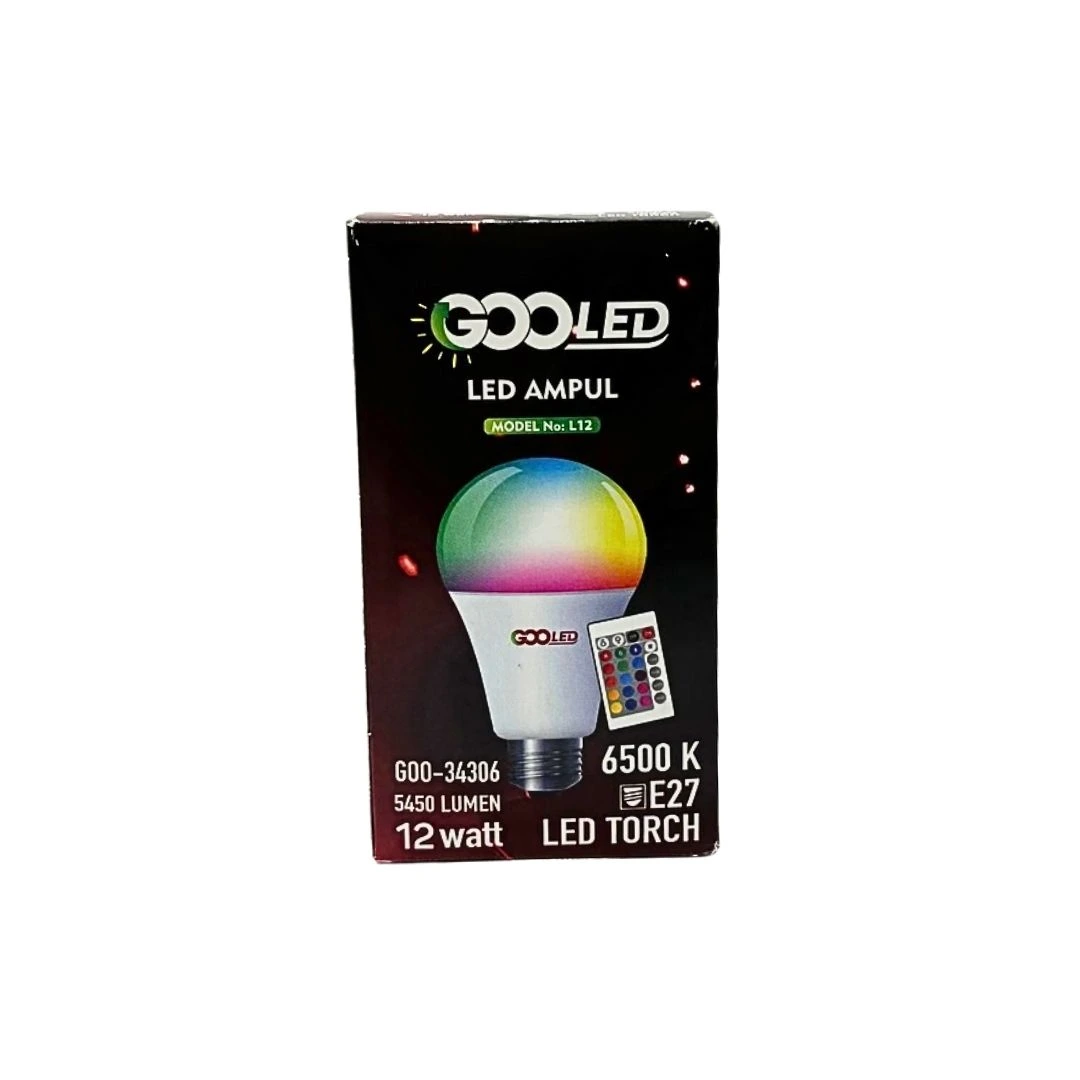 12 W RGB Kumandalı Ampul