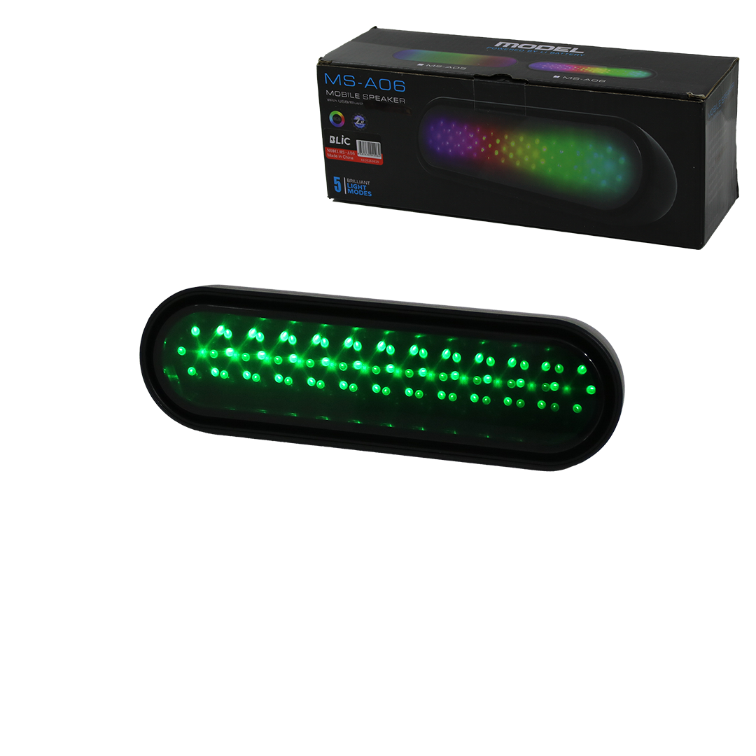 Bluetooth RGB Işıklı Taşınabilir 5W Hoparlör (USB Type-C)