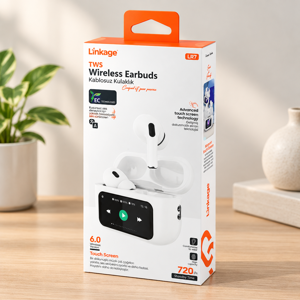 Bluetooth Kablosuz Dokunmatik Kulaklık
