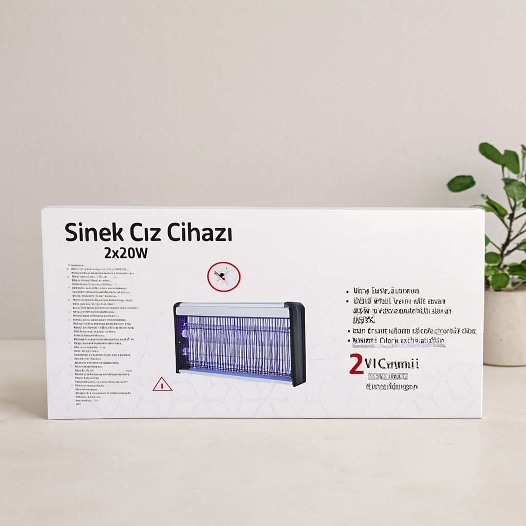 Sinek Öldürücü Elektrikli Cihaz 40W (100m², 3000V)