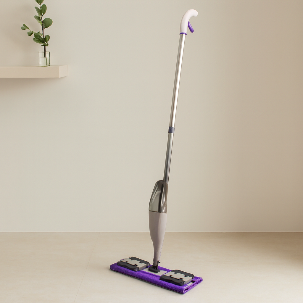 Spray Mop 270 ml Su Hazneli Mikrofiber Palet Mop 115 cm 360°