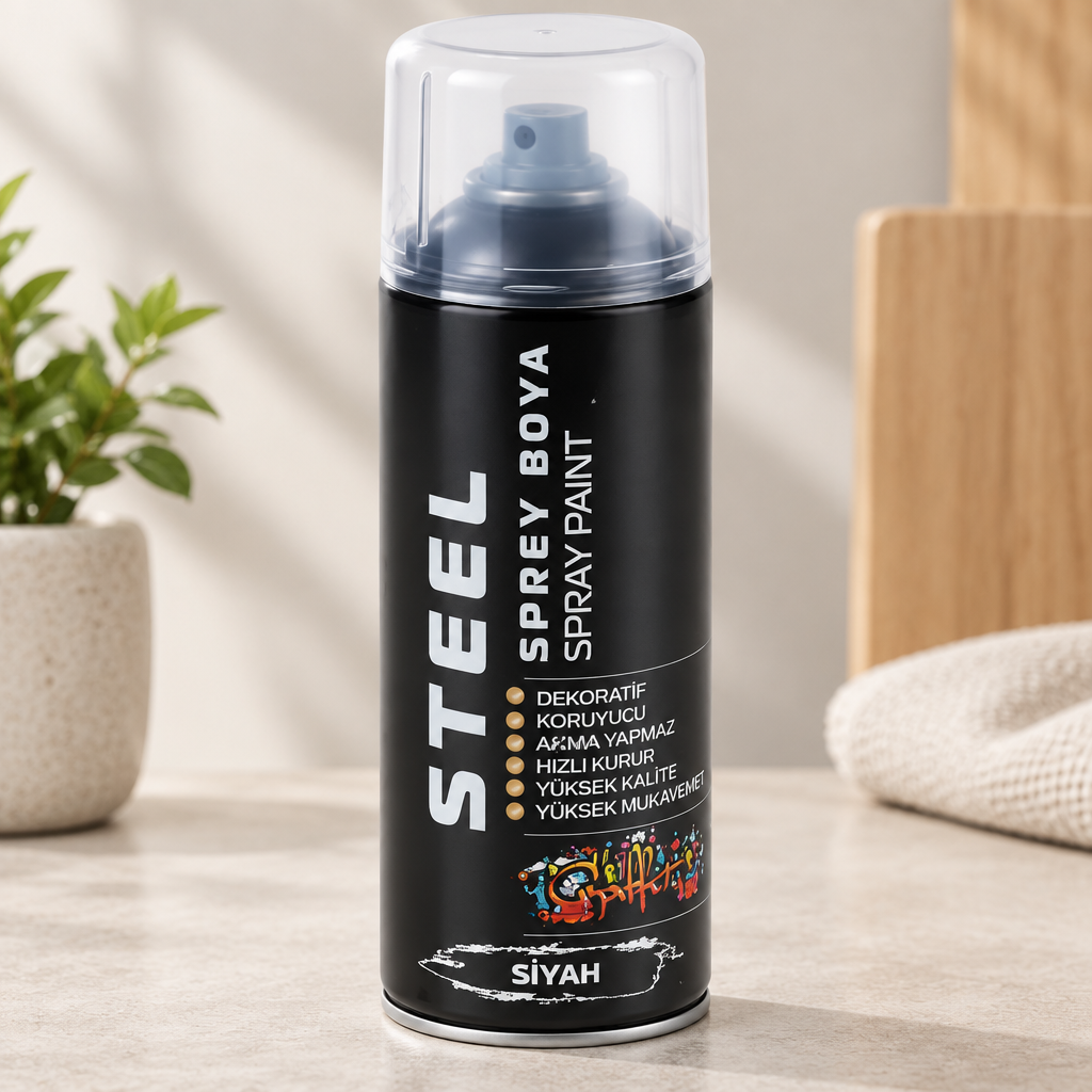 Siyah Sprey Boya 400 ml
