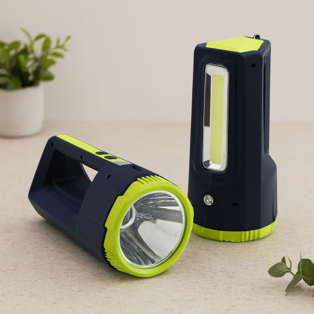 2in1 30W/10W COB LED USB & Oto Şarjlı El Feneri Projektör
