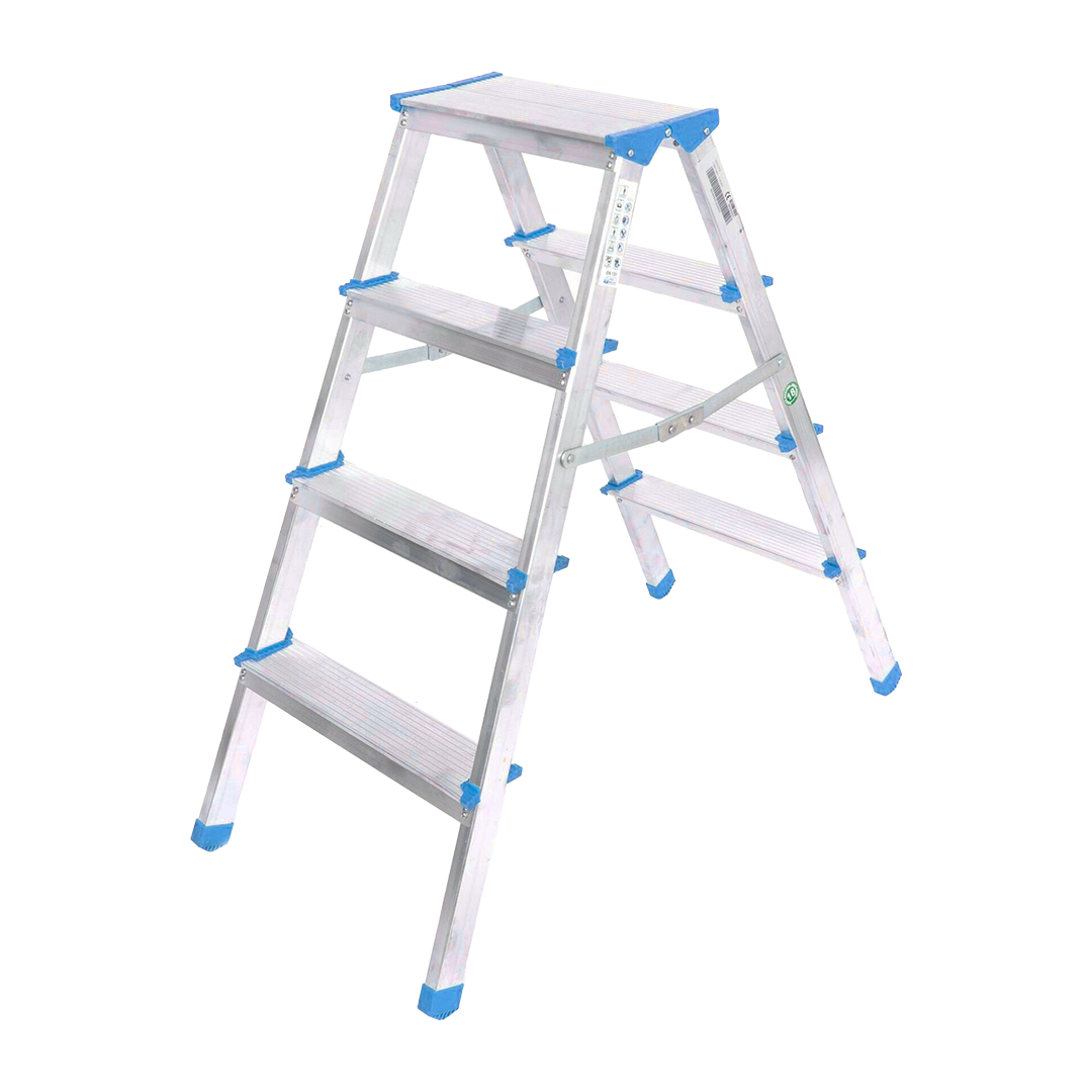 Alüminyum Çift Basamaklı Merdiven 92 cm (4+4)