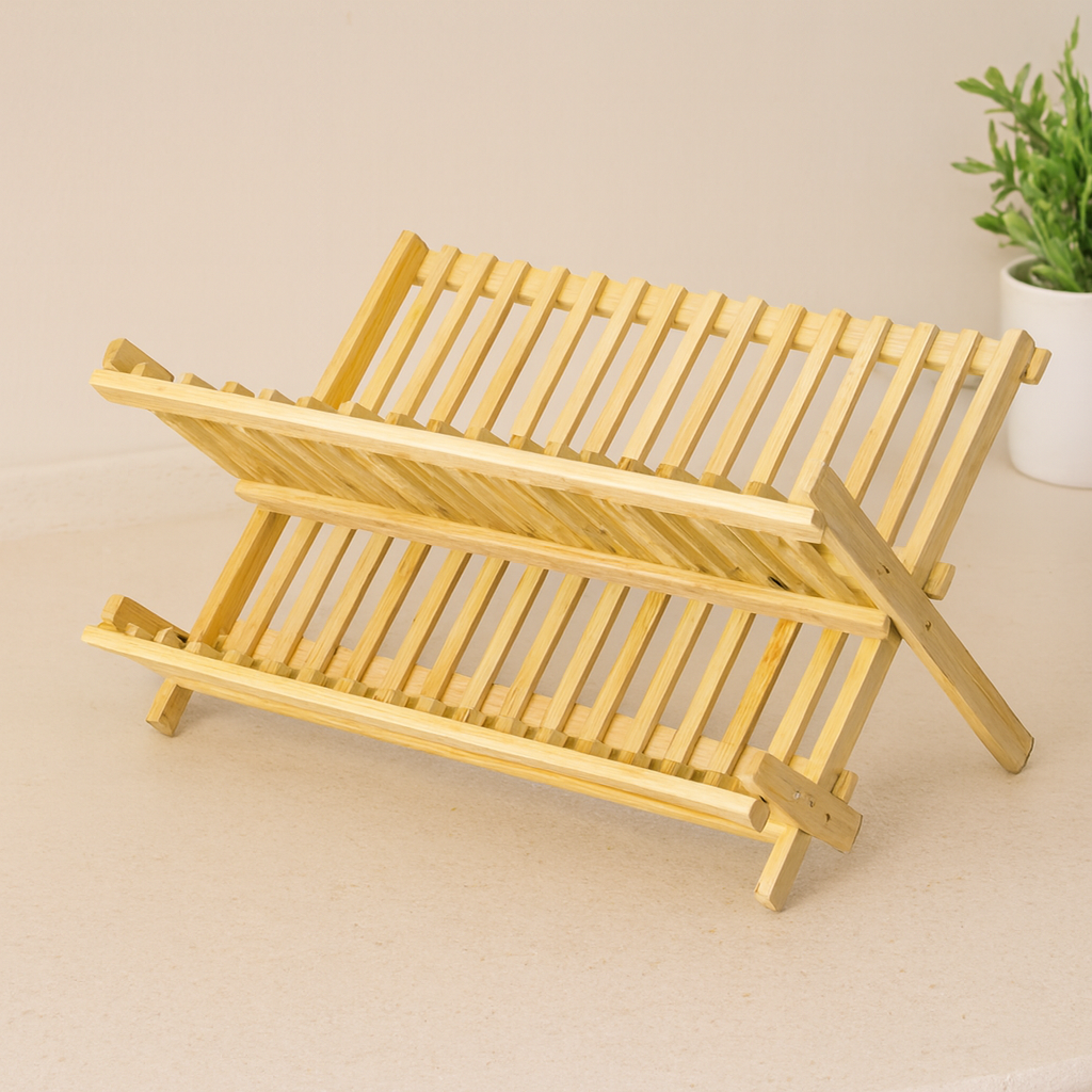 Bambu Tezgah Üstü Bulaşıklık 43x34 cm