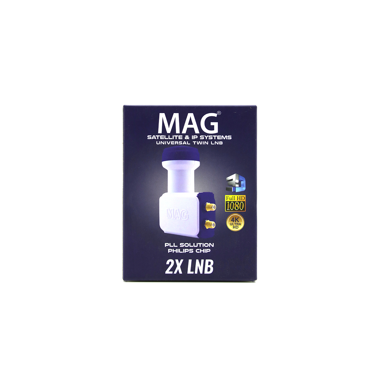 Universal Twin LNB 0.1 dB Full HD 3D