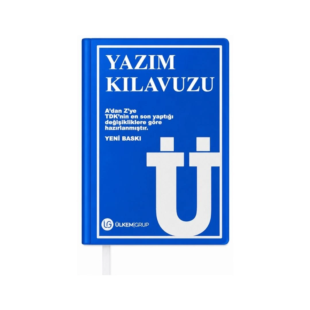 Plastik Kapak Yazım Kılavuz Sözlük