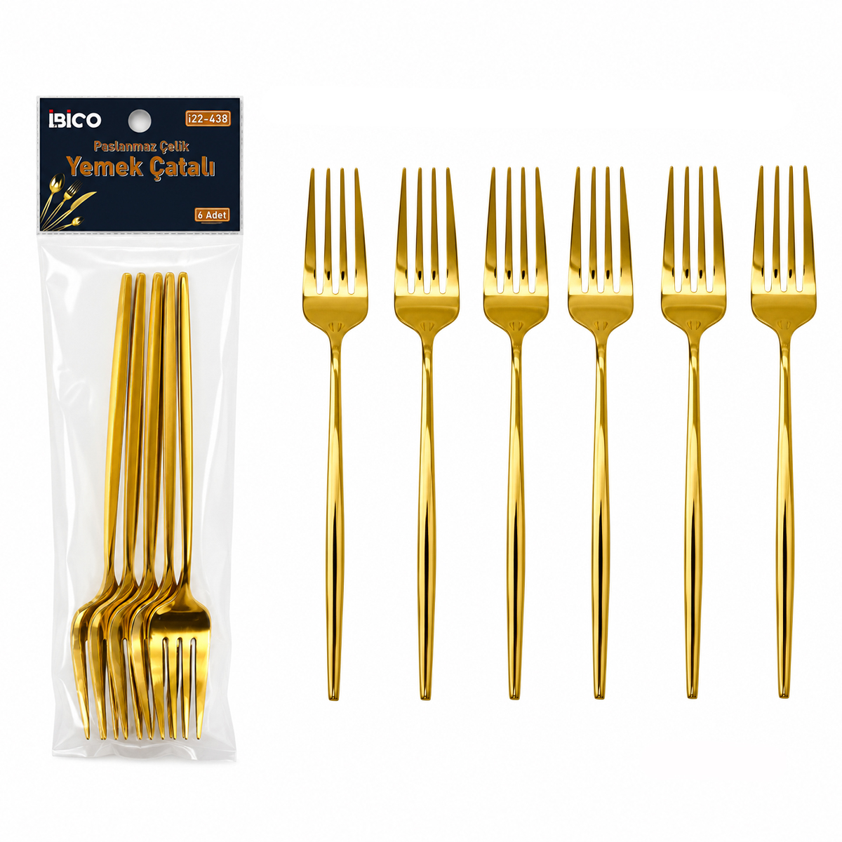 Gold Yemek Çatalı