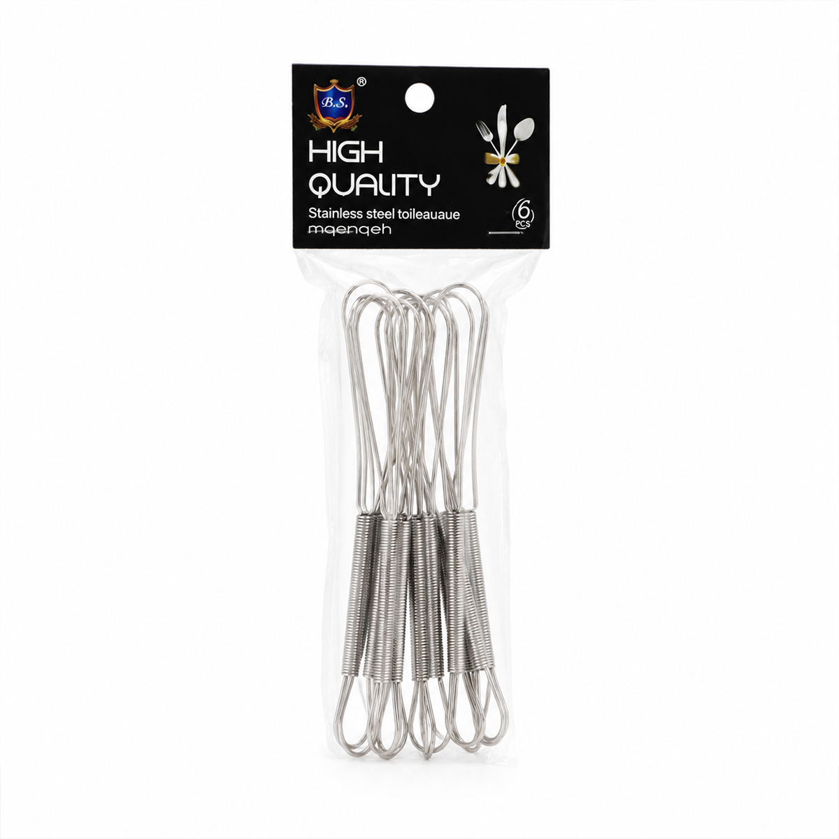 Metal Mini Çırpıcı 6'lı - 13 cm