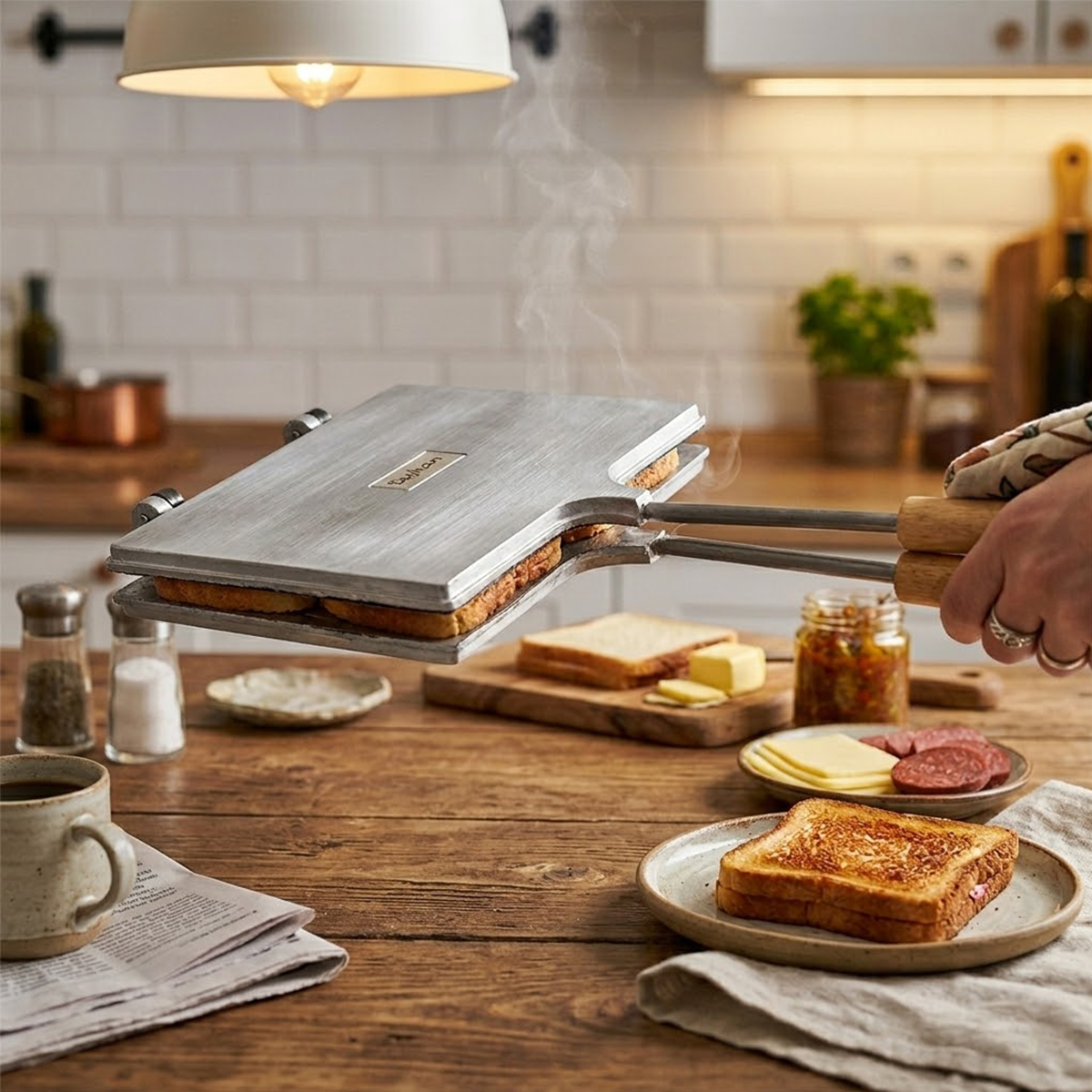Granit Kaplamalı El Tost Makinesi 25